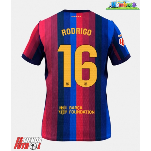Barcelona Rodri Hernandez #16 Primera Equipación 2026-27 Manga Corta